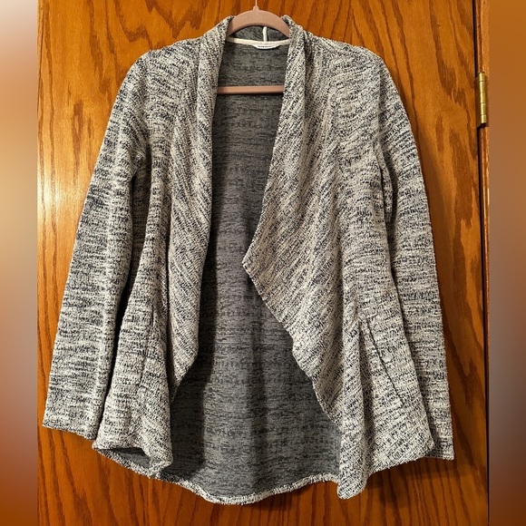 Club Monaco Marled Waterfall Front Cardigan - Size M - Picture 2 of 7